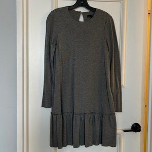 Banana Republic Long Sleeve Gray Dress (size: 0/ XS)